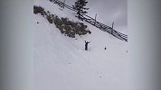高山滑雪脸先着地！爆笑体育失误集锦 荡秋千变超搞笑空翻