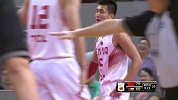 中国男篮-14年-中约男篮热身赛：郭艾伦反击一条龙上篮得分-花絮