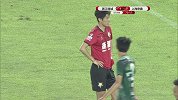 申鑫未放弃！ 潘超然禁区外弧线球兜远角擦柱而出