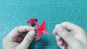 立体五星花球组合折纸，做法非常简单，跟着视频都能学会