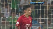 中国足协杯-16赛季-1/4决赛-第2回合-第34分钟射门 杨智将郜林单刀球扑出-花絮