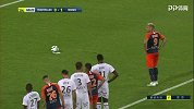 第61分钟蒙彼利埃球员德洛尔点球被扑出