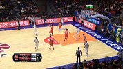 CBA-1617赛季-常规赛-第27轮-第三节新疆队0号布拉切传球9号周琦篮下碰进-花絮
