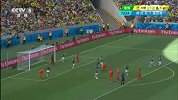 世界杯-14年-淘汰赛-1/8决赛-荷兰罗本边路突破劲射被奥乔亚扑出-花絮