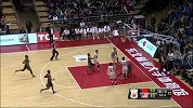 中国男篮-15年-中美男篮对抗赛G3：中国队快攻 王哲林接球扣篮-花絮