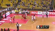 中国男篮-14年-中约男篮对抗赛G3：赵泰隆接郭艾伦分球右侧三分远射飙进-花絮