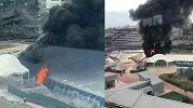 火光冲天！大连高新区一在建工地起火 消防：无人员伤亡