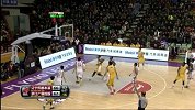 CBA-1415赛季-常规赛-第14轮-哈德森长传助攻汤普森暴扣得分(辽宁vs广厦)-花絮