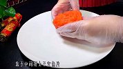 生鱼片搭配几种蔬菜，不仅开胃爽口颜色也特养眼