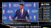 篮球-16年-斯蒂芬·库里1516赛季MVP颁奖典礼致辞 成全票当选历史第一人-新闻