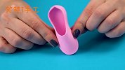 创意手工DIY，教你如何做一个漂亮的粉色公主鞋