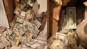 男子搬新家后发现墙里藏满现金 不可思议现场曝光