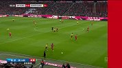 德甲-1718赛季-联赛-第28轮-4'射门 巴舒亚伊回头望月滑门而过