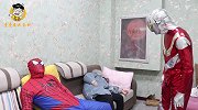 真人奥特曼：奥特曼从天而降，拯救小女孩儿，结局很温暖