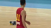 男篮亚洲杯-14年-淘汰赛-季军赛-魔术师附体 王子瑞快下背传高尚打中2+1-花絮