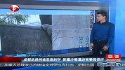 旅游-150504 成都武侯祠被恶意刻字 新疆沙雕遭游客攀爬损坏