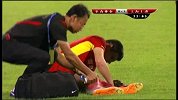 中超-14赛季-联赛-第21轮-21分钟受伤 亚泰贝切莱受伤倒地下场接受治疗-花絮