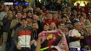 第90分钟萨尔茨堡球员阿伦森进球 萨尔茨堡2-1布隆德比