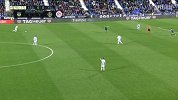 下半场补时第1分钟莱加内斯球员梅里诺射门