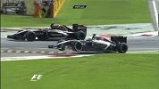 F1-14赛季-F1意大利站正赛精华 汉密尔顿夺冠阿隆索退赛-精华