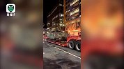 特朗普为国庆日准备的坦克已就位 网友拍下坦克运抵华盛顿画面
