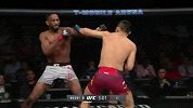 UFC第248期：首回合攻势猛烈！李景亮一波输出险些KO对手