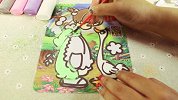 儿童手工制作早教益智小女孩沙画 【小卡手工课】