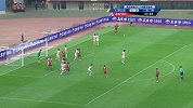 中国足协杯-17赛季-淘汰赛-1/4决赛首回合-第44分钟射门 绿巨人再秀任意球神技 胡尔克小角度轰天雷稍稍高出-花絮