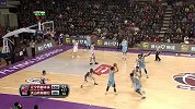 CBA-1415赛季-常规赛-第24轮-布莱切强行进攻得分 同时造成了韩德君犯规2+1（辽宁vs新疆）-花絮