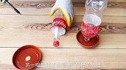 利用两个饮料瓶就可以制作出一款实用的家禽自动喂食神器