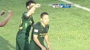 陈晓倒地传中送出助攻 黄世博前插破门绿城完成反超