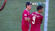 梅州边路连续突破拼出良机 U23小将陈科睿捅射扳平比分