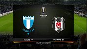 欧联-埃尔金乌龙罗森贝里点射 马尔默2-0贝西克塔斯