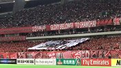 亚冠-17赛季-最强中国德比八万人座无虚席  球迷巨型tifo助威上港-花絮