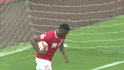 四川FC扳回一球！ 球队大腿阿隆门前低射破门