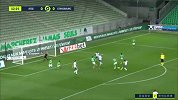第13分钟斯特拉斯堡球员贝勒加德射门 - 被扑