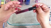 用唇釉、眼影、小珠子给水晶泥染色，无硼砂，治愈又减压