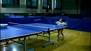 让老外们闻风丧胆的6岁小女孩乒乓球训练