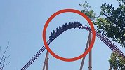 突发！无锡一游乐园过山车突发故障 整车游客30℃天被倒挂半空