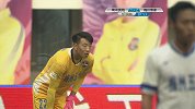 中甲-青岛黄海角球战术见奇效 刘佳燊后点轻松推射破空门-花絮