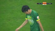 李磊左路精准传中 巴坎布甩头攻门高出横梁