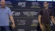 UFC-17年-UFC209主赛选手面对面媒体日现场-花絮