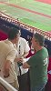 邵佳一和U23国足主帅安东尼奥观战河南vs英博