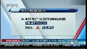 8月广义货币增13.5％ 创近7年新低