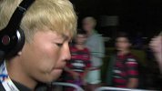 亚冠-14赛季-淘汰赛-1/8决赛-第2回合：广岛三箭到达球场-花絮
