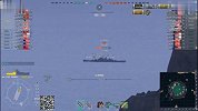【战舰世界欧战天空】得梅因与巴尔的摩的点位血战