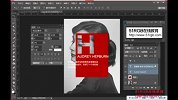 PS高手进阶教程-赫本海报(下)标尺 文字工具曲线调色