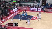 CBA-1617赛季-常规赛-第7轮- 库克内线连线斯蒂文斯完成单手劈扣-花絮
