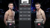 UFC261副赛：帕特里克-萨巴蒂尼VS特里斯坦-康纳利