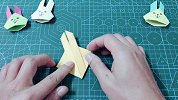 折纸小兔子手指套，做法非常简单，手把手教会你